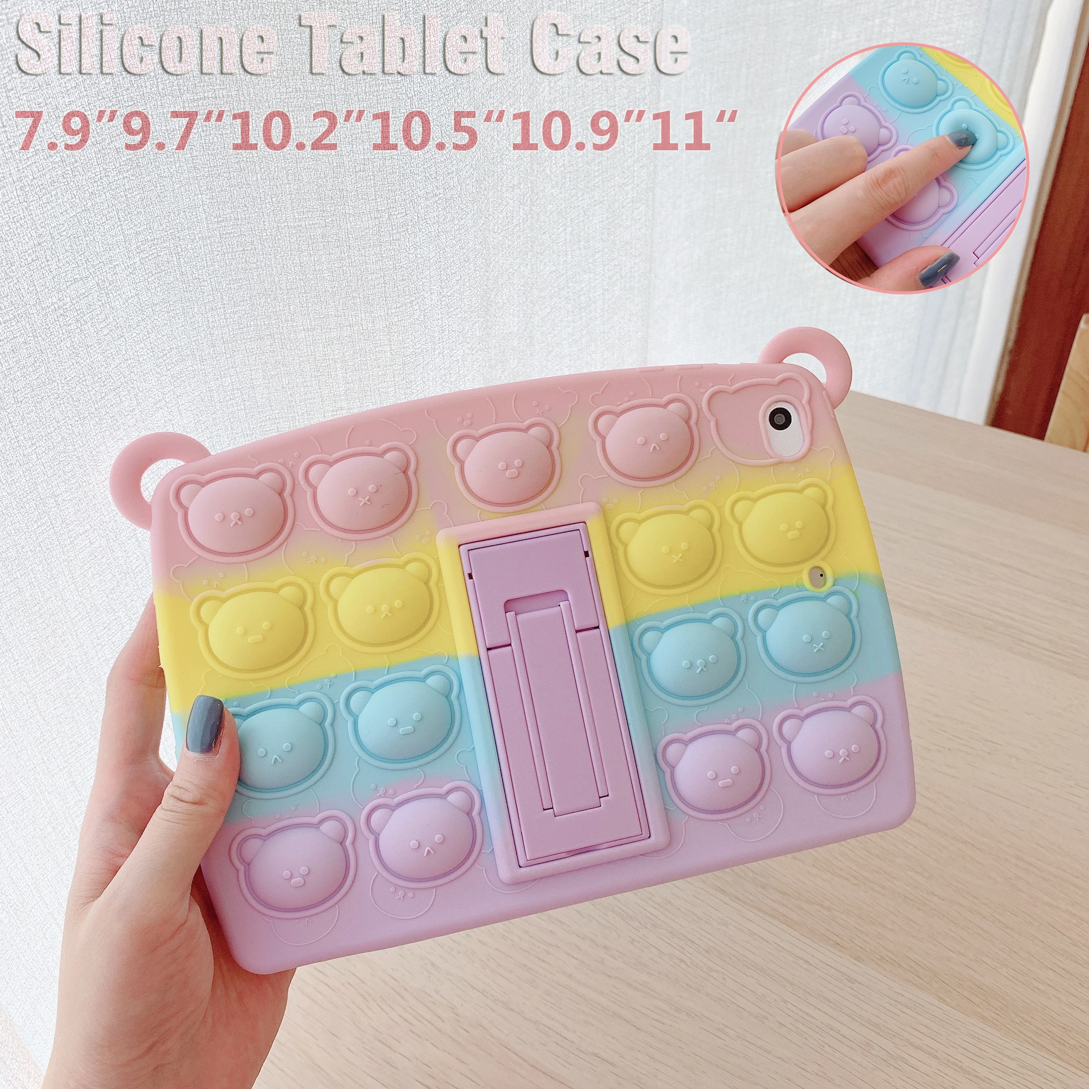 

Силиконовый чехол для iPad 5, 6, 9,7, 2017, 7, 8 поколения, 2018 дюйма