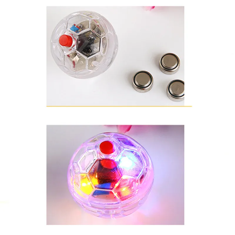 Пластиковая прозрачная собака кошка мигающий шар креативная интерактивная
