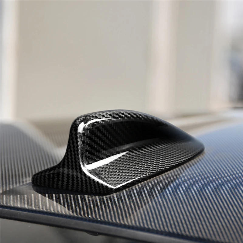 

For BMW 3 Series E90 Coupe M3 E46 2004-2013 Car Accessories 1 piece Carbon Fiber Car Styling Shark Fin Antenna Cover