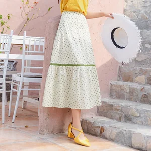 INMAN, летняя хлопковая юбка в стиле литературных прерий