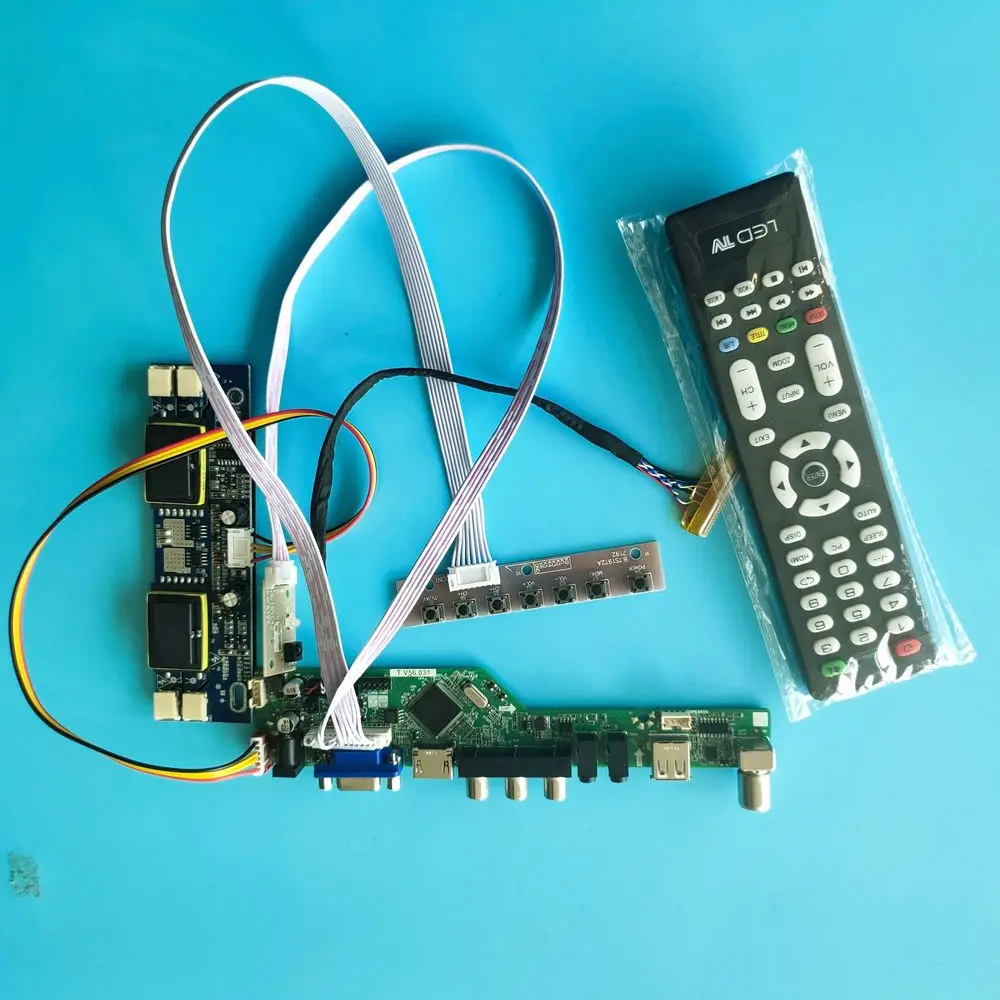 

Kit LM201WE3-TLJ3/TLF6/TLK1 VGA AV 1680X1050 Driver 30pin TV USB LCD HDMI-compatible Display Monitor 4 lamps Controller Board