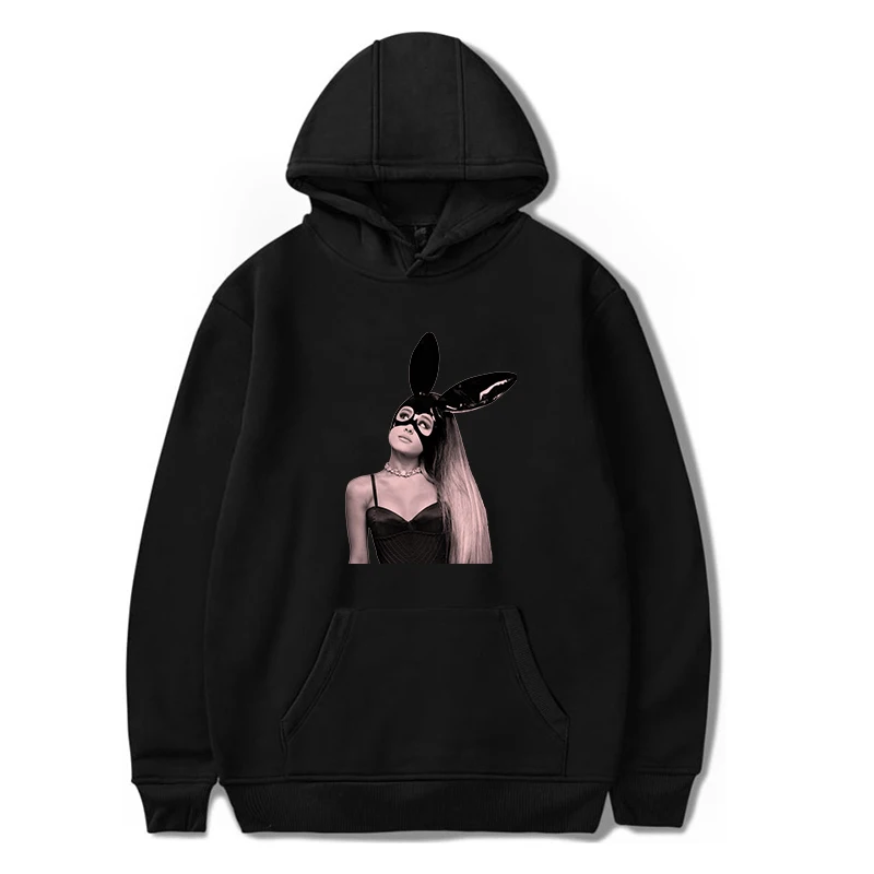 2019 Ariana Grande модные негабаритные толстовки для женщин и мужчин осень зима