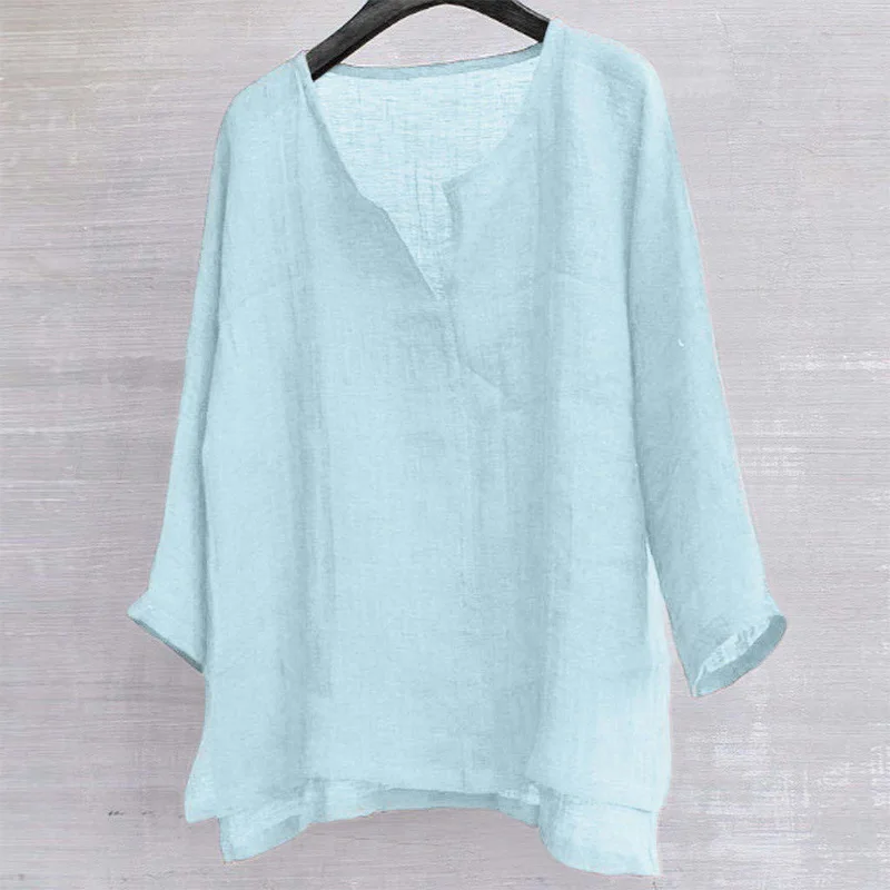 

Linen Shirt Men Brief Breathable Comfy Solid Color Long Sleeve Loose Harajuku Casual Blouse office Loose Men Shirt Oversize 4XL