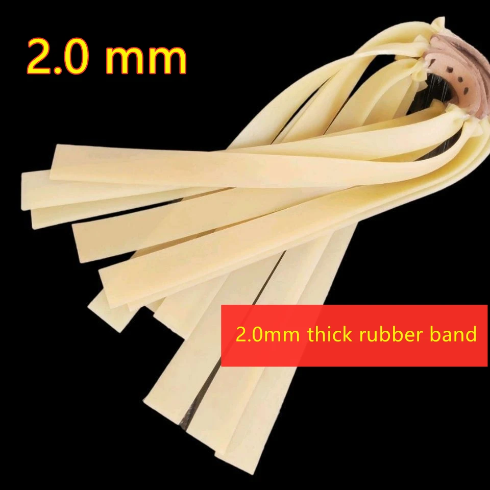 Фото Мощная эластичная плоская резиновая лента 2 мм для рогатки катапульты Латексная