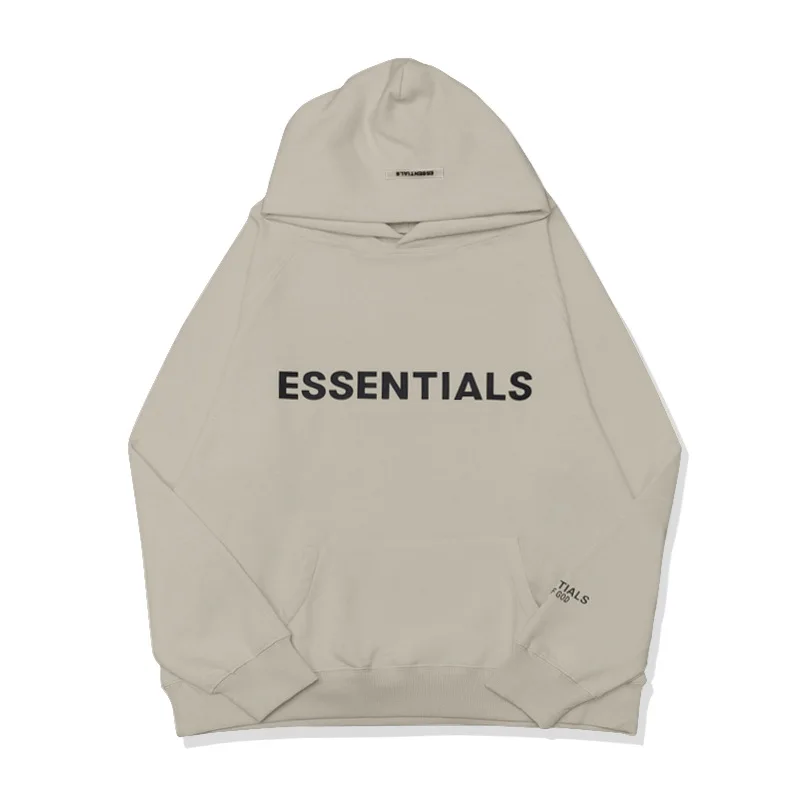 

Essentials Hoodies 100%1:1Spring and Autumn Men and Women Sweatshirts West Loose Ovesize Hip Hop Sweatshirts Essentials Pullover