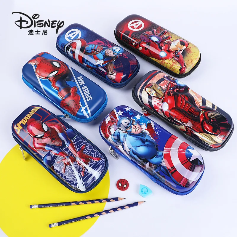 

Disney Stationery Box Creative 3d Cartoon Large Capacity Eva Pencil Case Pupils Waterproof Children's Stationery Bag Pencil Case