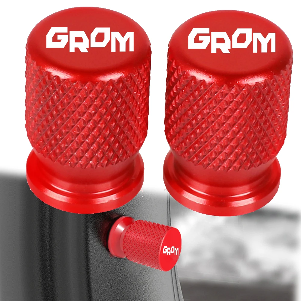 

For Honda GROM/MSX125 MSX 125 2014-2017 2016 2015 2014 2013 All Year Motorcycle Wheel Tire Valve caps Airtight Covers With Logo
