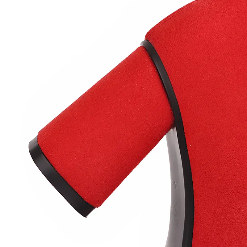 Sgesvier 2019 winter new thick heel shoes women's ankle boots high-heeled female bowtie Martin Women's G735 | Обувь