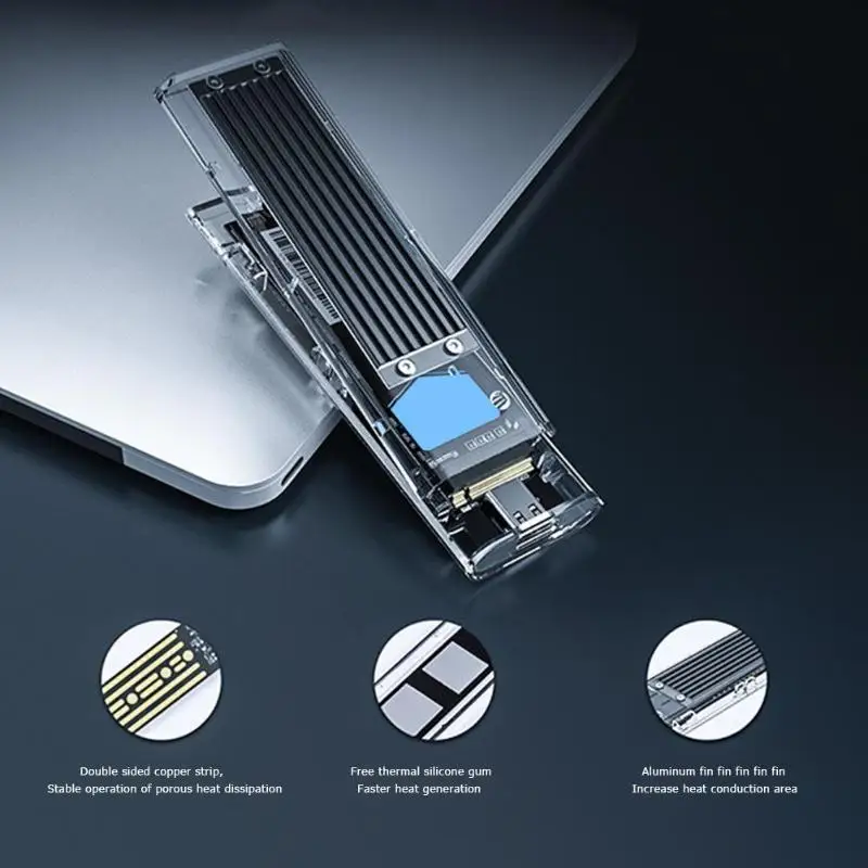 ORICO TCM2F C3 NGFF на USB3.1 TYPE C M.2 SSD HDD коробка 5 Гбит/с Корпус жесткого диска чехол для 2230 2242