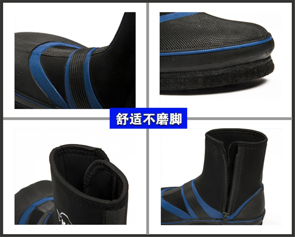 Ботинки для рыбалки нахлыстом обувь скалолазания аквазаплетения на молнии