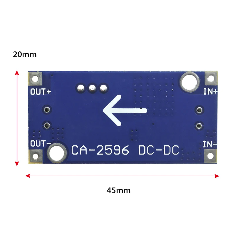 20 шт. LM2596 LM2596S DC/DC Регулируемый понижающий модуль питания вход DC 3 2 V 40 Выход 1 25 35