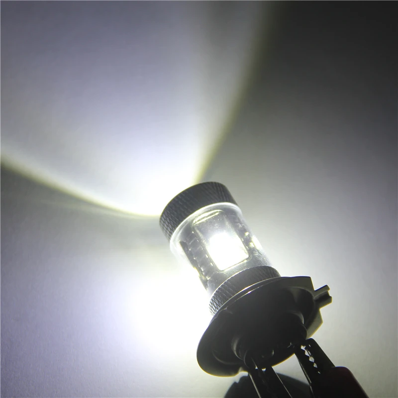 

hot sale Car 2XH7 High power Car led H7 fog light lamp6led 30W cree Chip DRL Driving light External light White 6000K Free Shipp