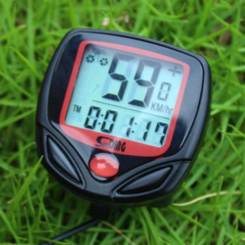 

Bicycle Odometer Speedometer Waterproof Bike Computer With LCD Digital Display Cycling Wired Stopwatch Riding Accessories