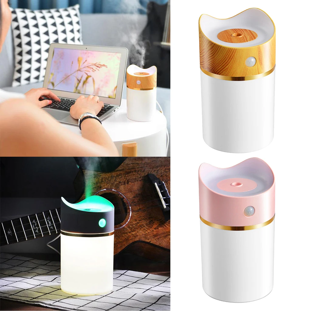 

380 ML Mini Portable Ultrasonic Air Humidifer Aroma Essential Oil Diffuser USB Mist Maker Aromatherapy Humidifiers for Home