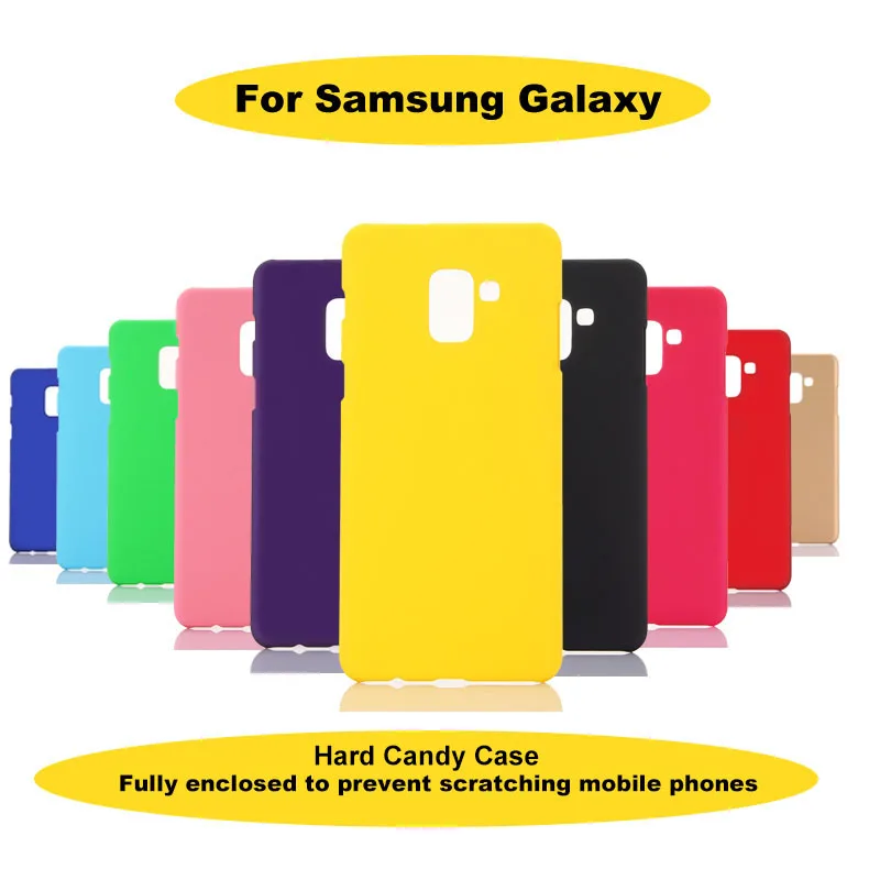 

10 Pcs Hard Matte Candy Color Case For Samsung Galaxy J3 A3 A5 A7 A9 J510X j1 mini 2016 S7 PLUS EDGE C5 Plastic Case Back Cover