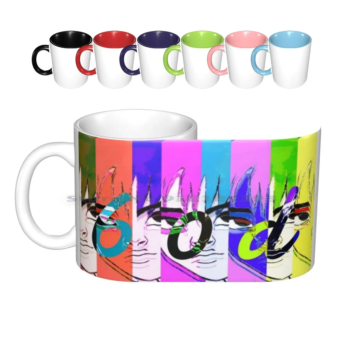 

God 2 Ceramic Mugs Coffee Cups Milk Tea Mug Anime Inspired Anime Comic Manga Cool Creative Trending Vintage Gift Bottle Cup