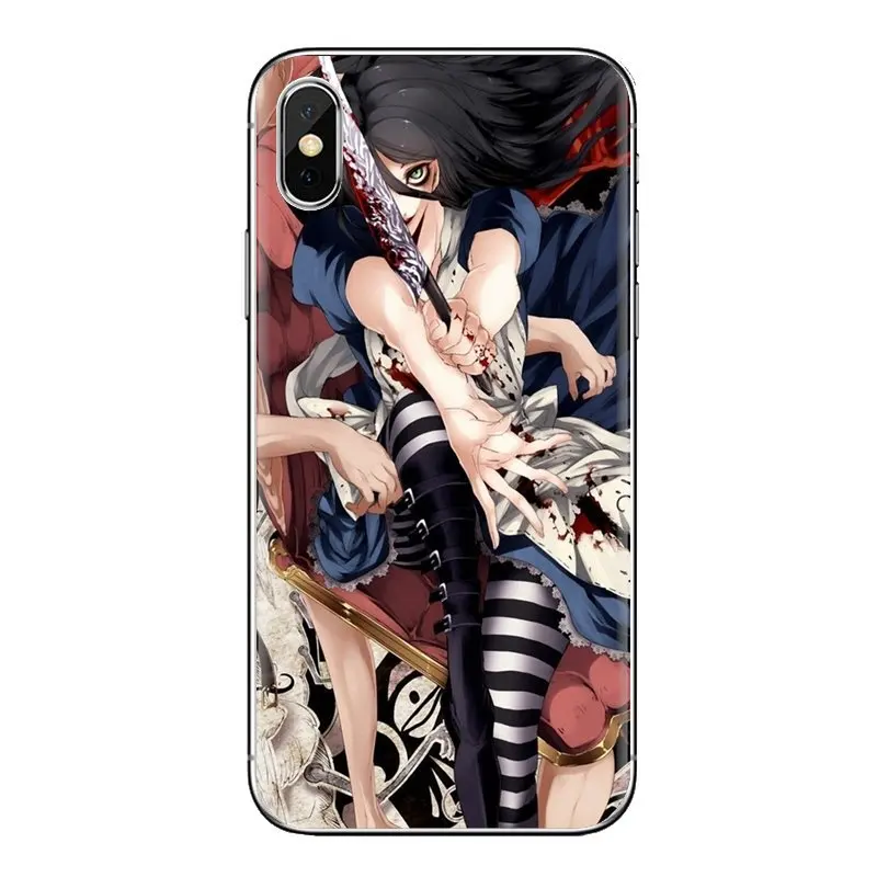 Soft Transparent Shell Covers Alice Madness Returns For iPod Touch Apple iPhone 4 4S 5 5S SE 5C 6 6S 7 8 X XR XS Plus MAX |