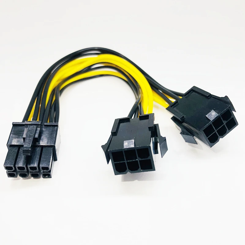 1 шт. адаптер питания для графического процессора 2x6-8pin | Компьютеры и офис