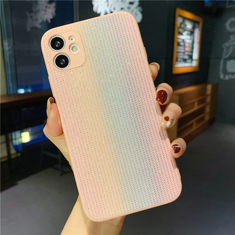 Чехол-накладка для iPhone 12 Pro mini 11 Max XR XS 7 8 Plus X мягкая ткань | Мобильные телефоны и