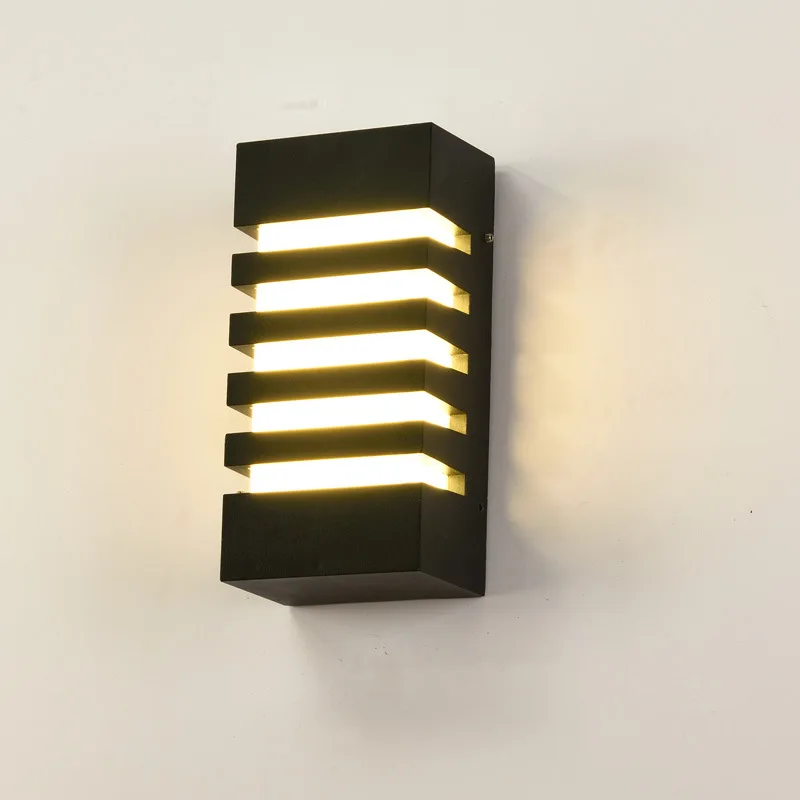 Светодиодный наружный настенный светильник водонепроницаемый светодиодный для