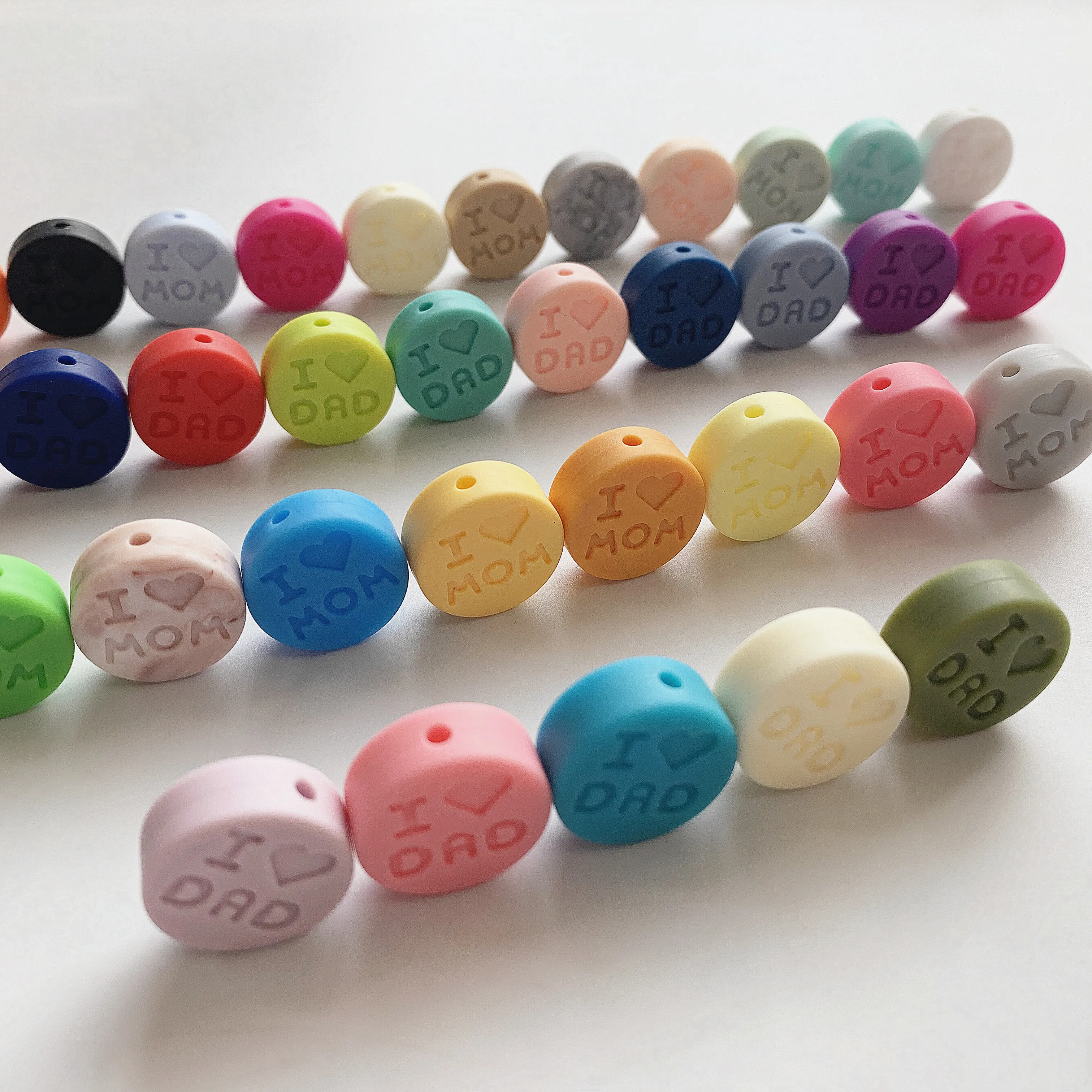 10 шт. силиконовые бусины для детского прорезывателя зубов|Бусины| |