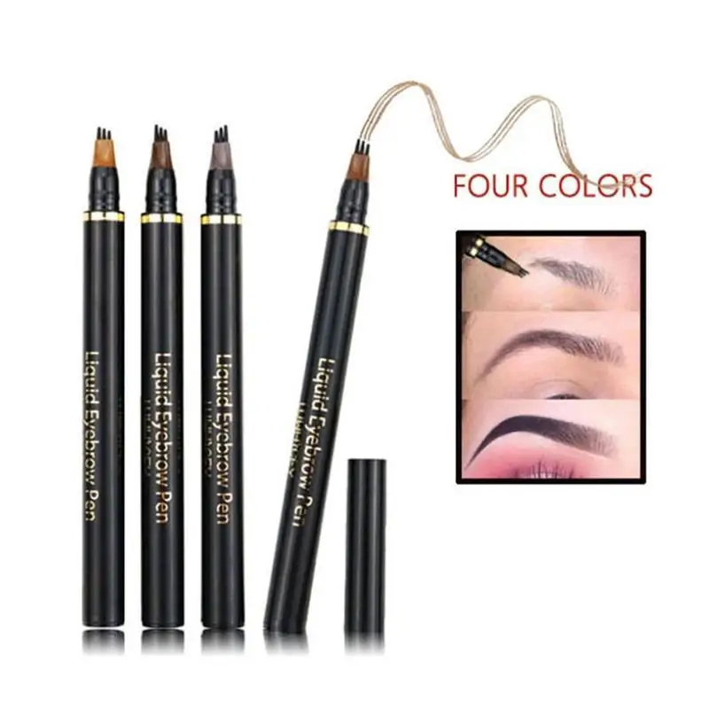 Подводка для бровей с микроблейдингом Водостойкая макияжа глаз карандаш цветная