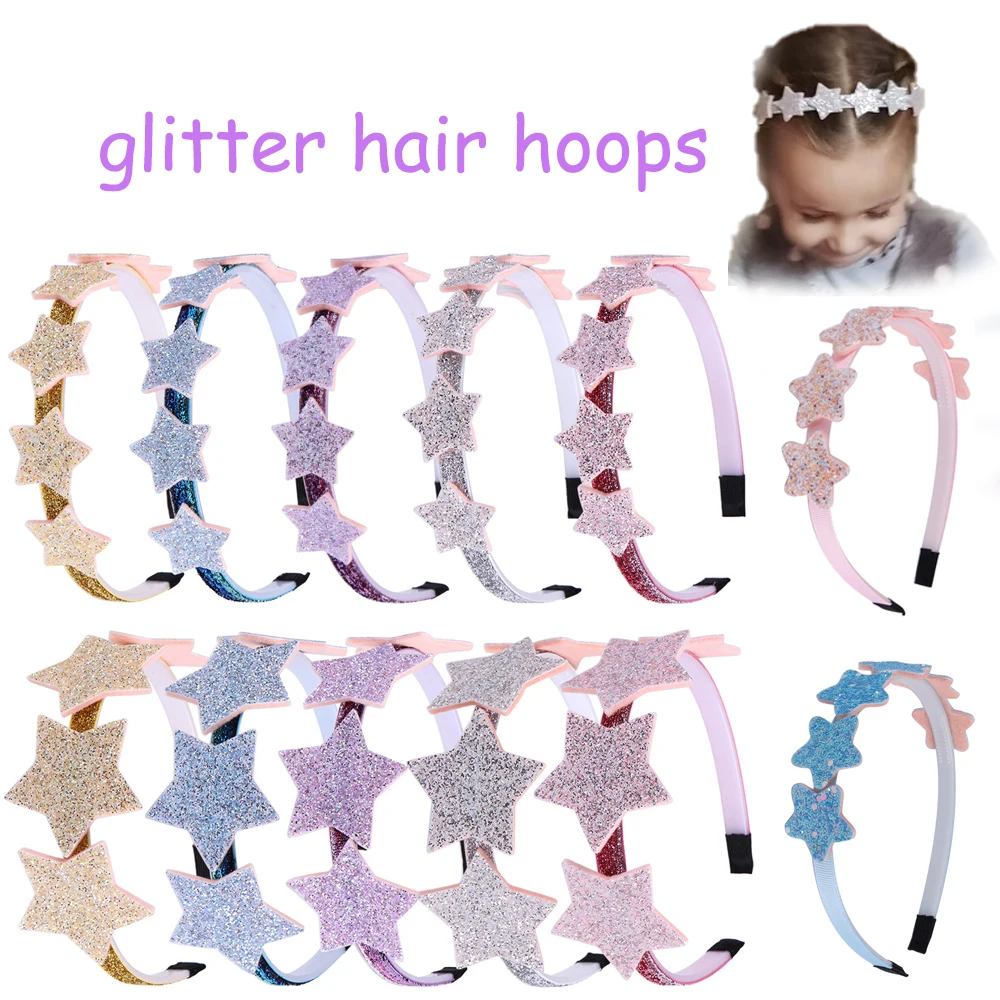 

1Pcs Shiny Glitter Sequins Hairband Kids Headband Party Hair Hoops Baby Girls Headwear Lovely Gifts Hair Accessories