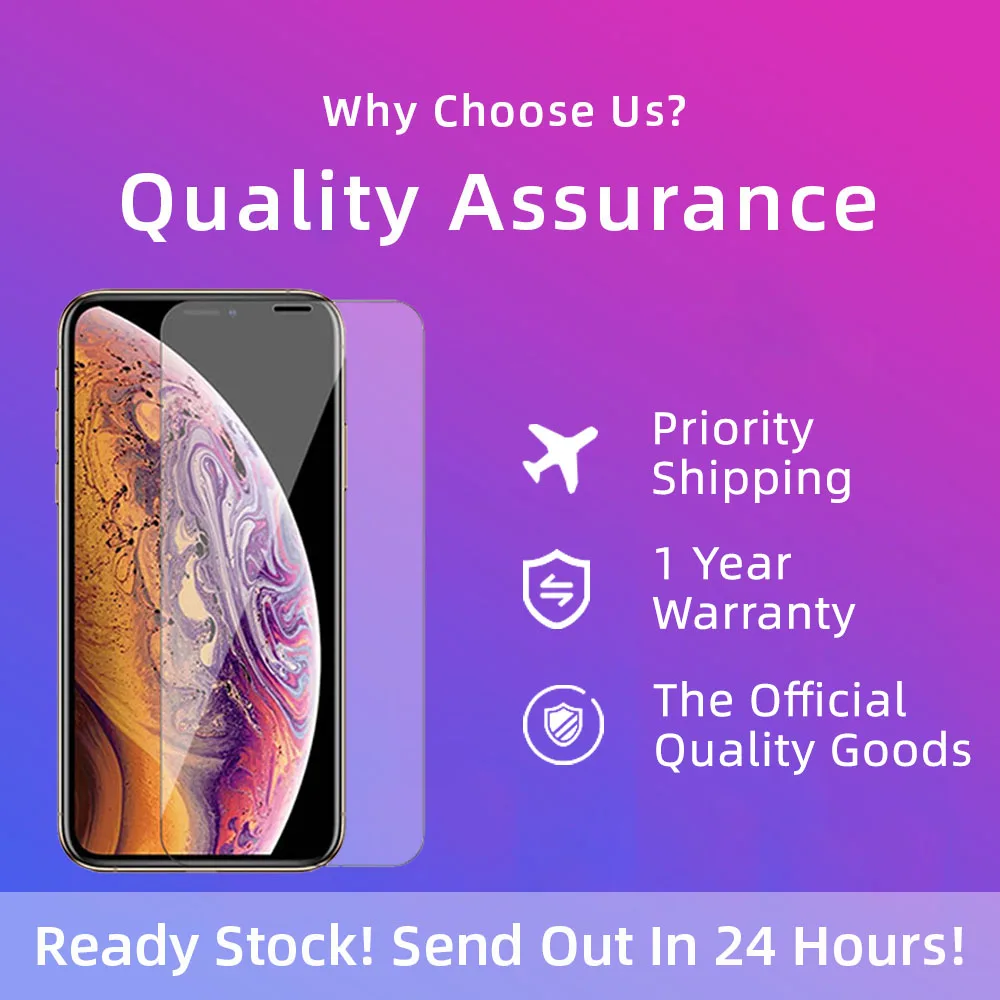 10D защита экрана из закаленного стекла с защитой от синего света для iPhone 11 Pro MAX XR Xs