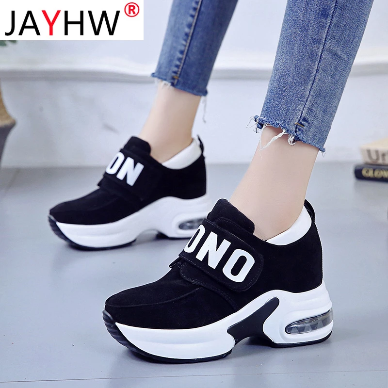 

Кроссовки JAYHW женские на танкетке, Вулканизированная подошва, Повседневная модная обувь для тренировок, массивные кеды