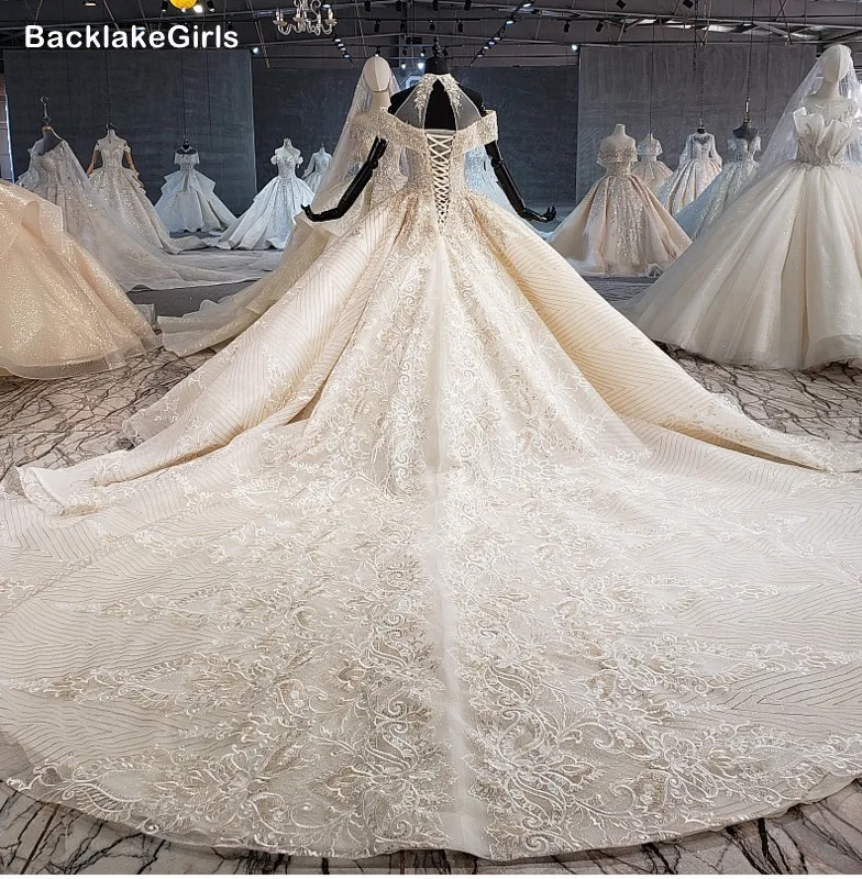 Vestido De Novia великолепное дубайское свадебное платье 2020 сексуальное кружевное