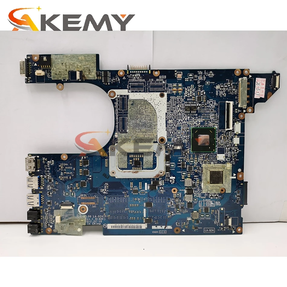 Материнская плата Akemy QCL00 LA-8241P для ноутбука dell Inspiron 15R 5520 7520 оригинальная