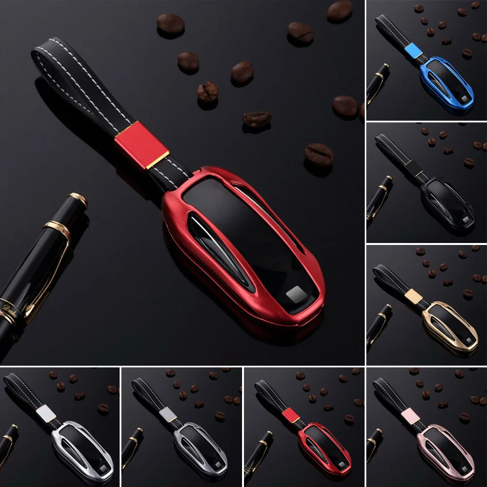 Защитный чехол для ключа автомобиля кольцо ключей из алюминиевого сплава модели