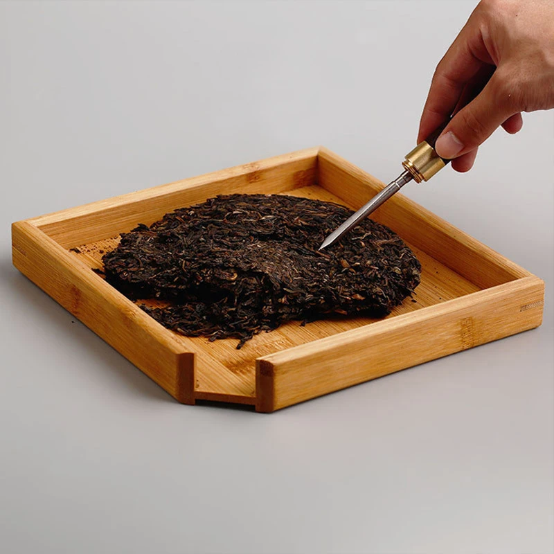 Natural Bamboo Tea Box Wood Tray Kung Fu Set Teaware Accessories Packaging Drawer Type Single Layer Storage | Дом и сад