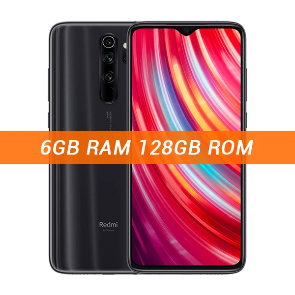 Xiaomi Redmi Note 8 Pro с глобальной прошивкой, 6 ГБ, 128 Гб/64 ГБ, смартфон, 64 мп, четырехъядерный процессор Helio G90T, четыре ядра, экран 6,53 дюйма, 4500 мАч, NFC - Цвет: 6GB 128GB Grey