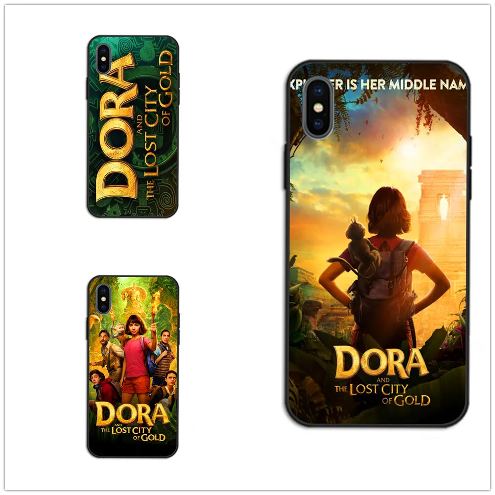 Мягкий чехол Dora and the Lost City of Gold для iphone 8 7 6 plus X XS XR Xmax 5 samsung Galaxy 9 10 coque shell | Мобильные