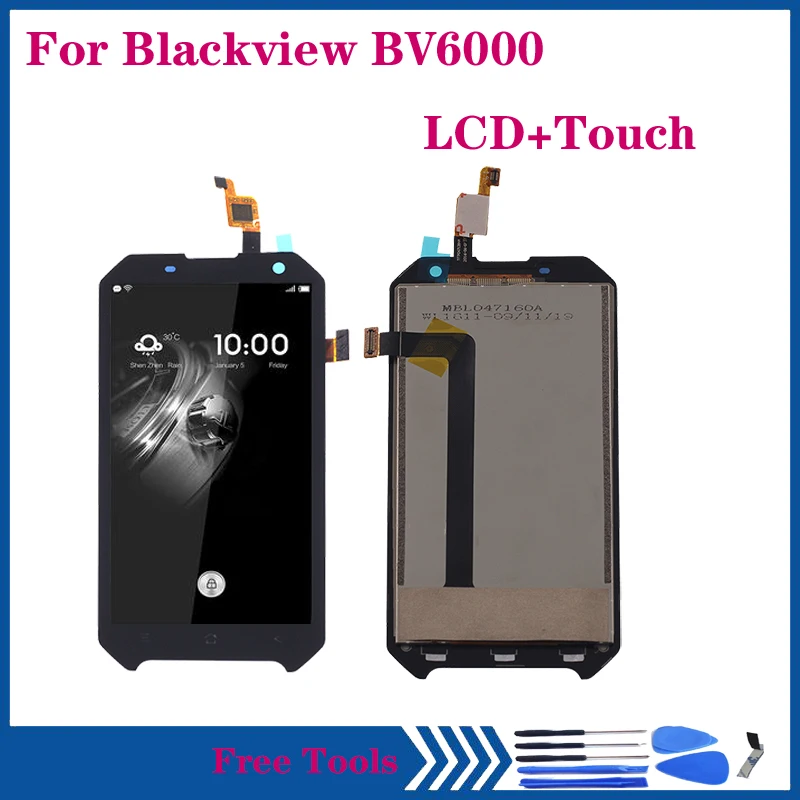 Оригинальный ЖК дисплей для Blackview BV6000 LCD + сенсорный экран стекло компонент