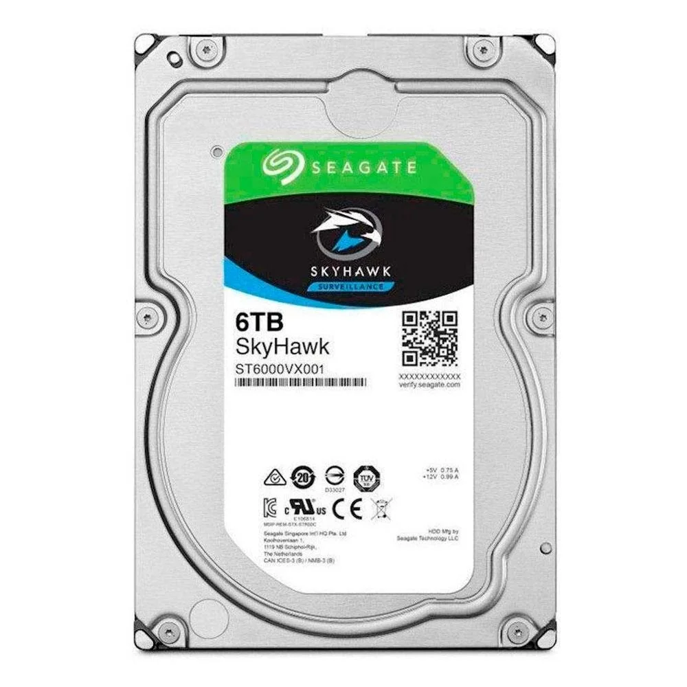 Новый внутренний жесткий диск SEAGATE Skyhawk 6 ТБ HDD для наблюдения 3 5 дюйма Кэш-память