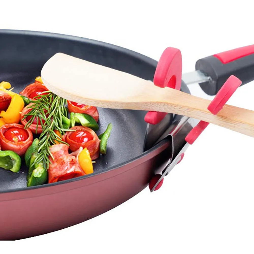 Stainless Steel Pan Edge Shovel Clamp Prevent Hot Hand Soup Pot Fixed the goods for kitchen | Дом и сад