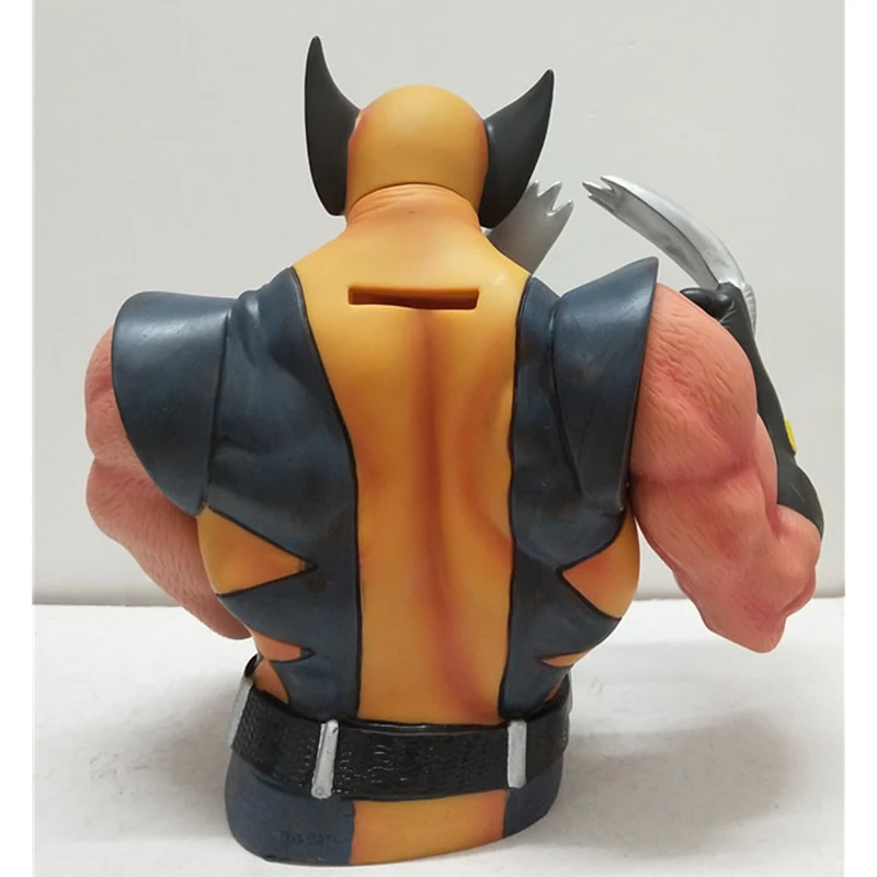 Disney Marvel Wolverine Piggy Bank X-Men Avengers Half-Length Decoration Resin Creative Model For Children | Игрушки и хобби