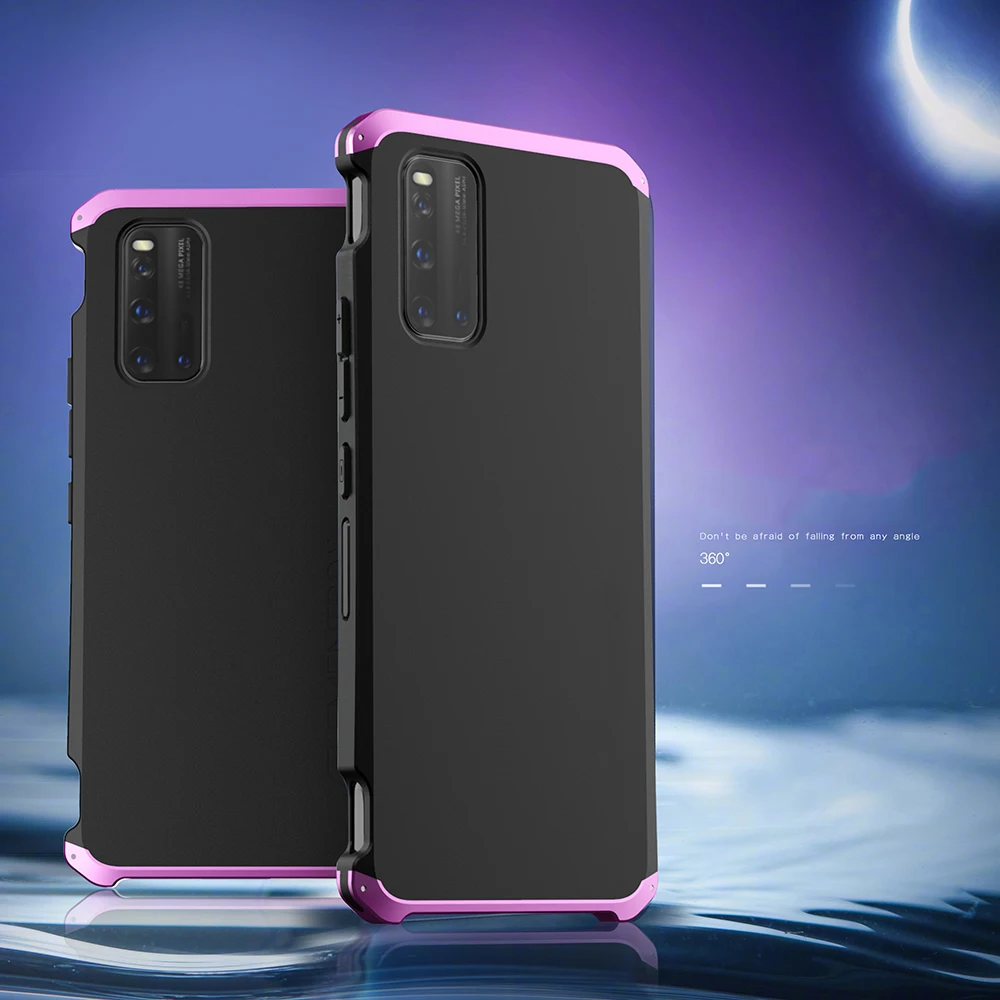 Dropshipping Anti-fall Metal Frame For VIVO iQOO 3 5 Pro iQOO3 iQOO5 Aluminum Shockproof Armor Alloy IQOO3 Bumper Case Cover