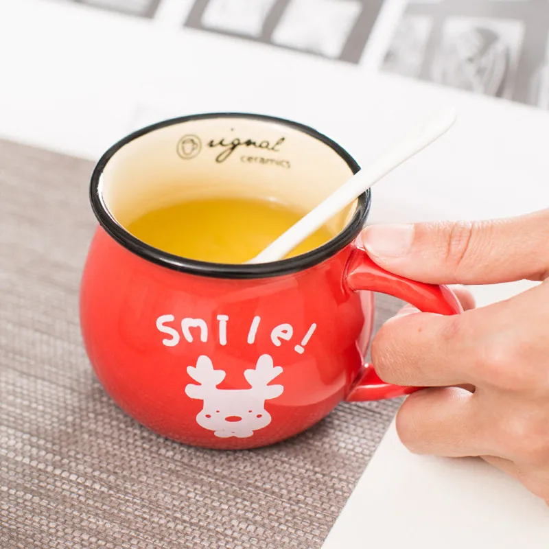 1 шт. креативная Милая керамическая кружка случайные разные стили Мультяшные