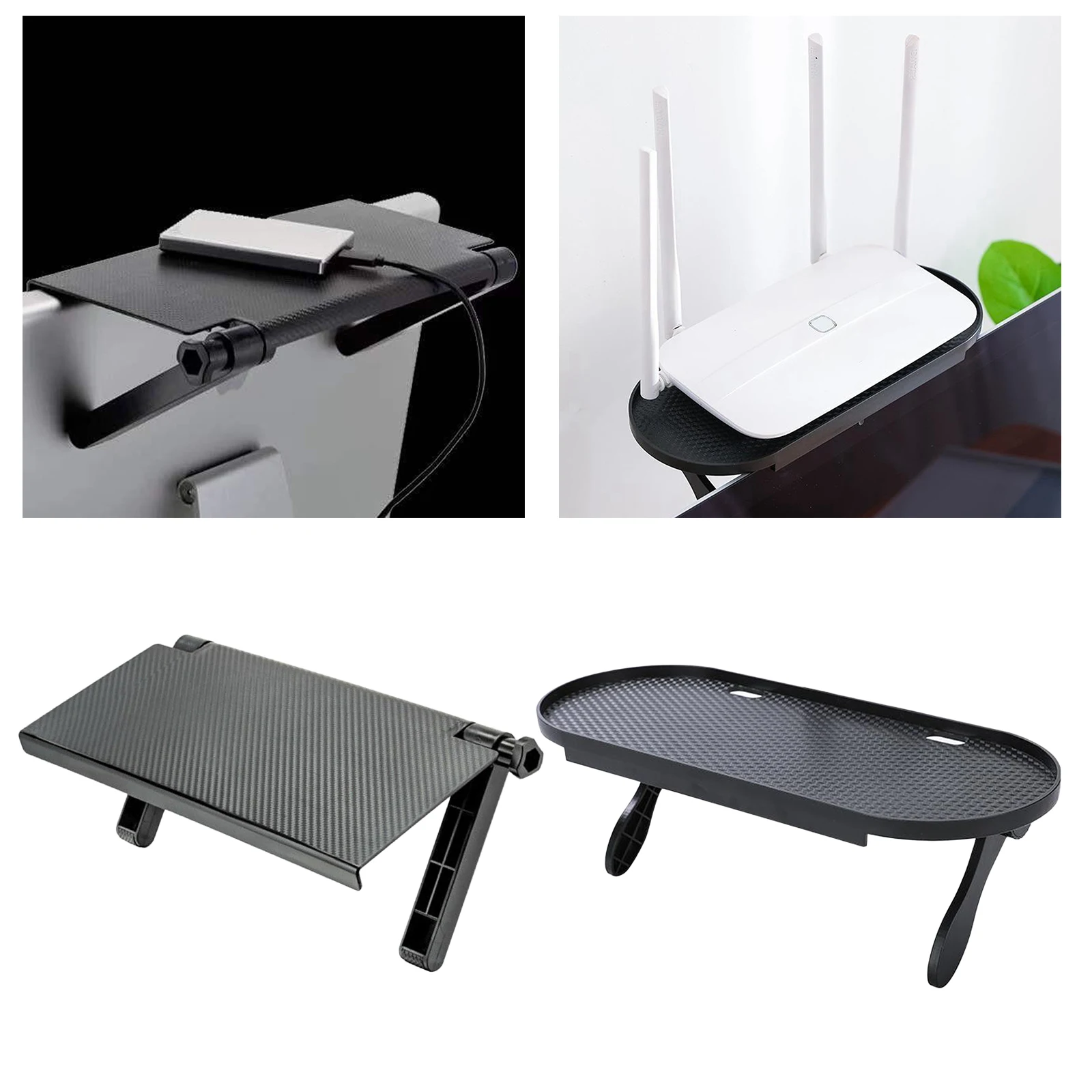 

TV Top Shelf Monitor Top Shelf Adjustable Screen Rack Holder for Speakers