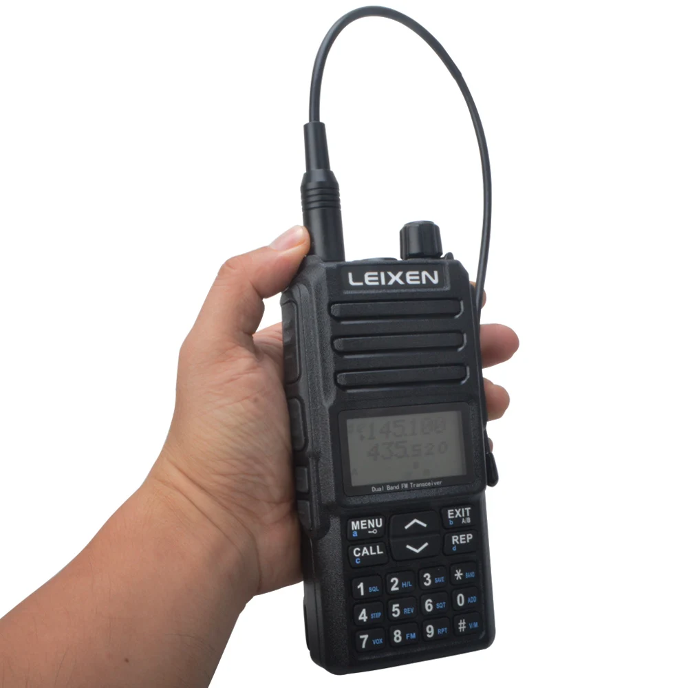 Реальная рация 10-20 км LEIXEN UV-25D UHF VHF Двухдиапазонная двойная PTT двойной прием 20 Вт