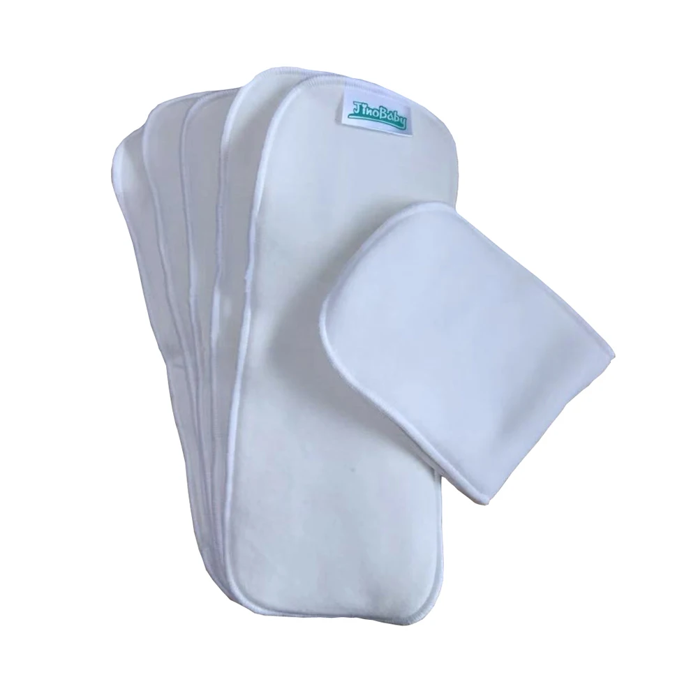 5 шт. пеньковая Пеленка из ткани хлопка вставки couche lavable bebe многоразовые