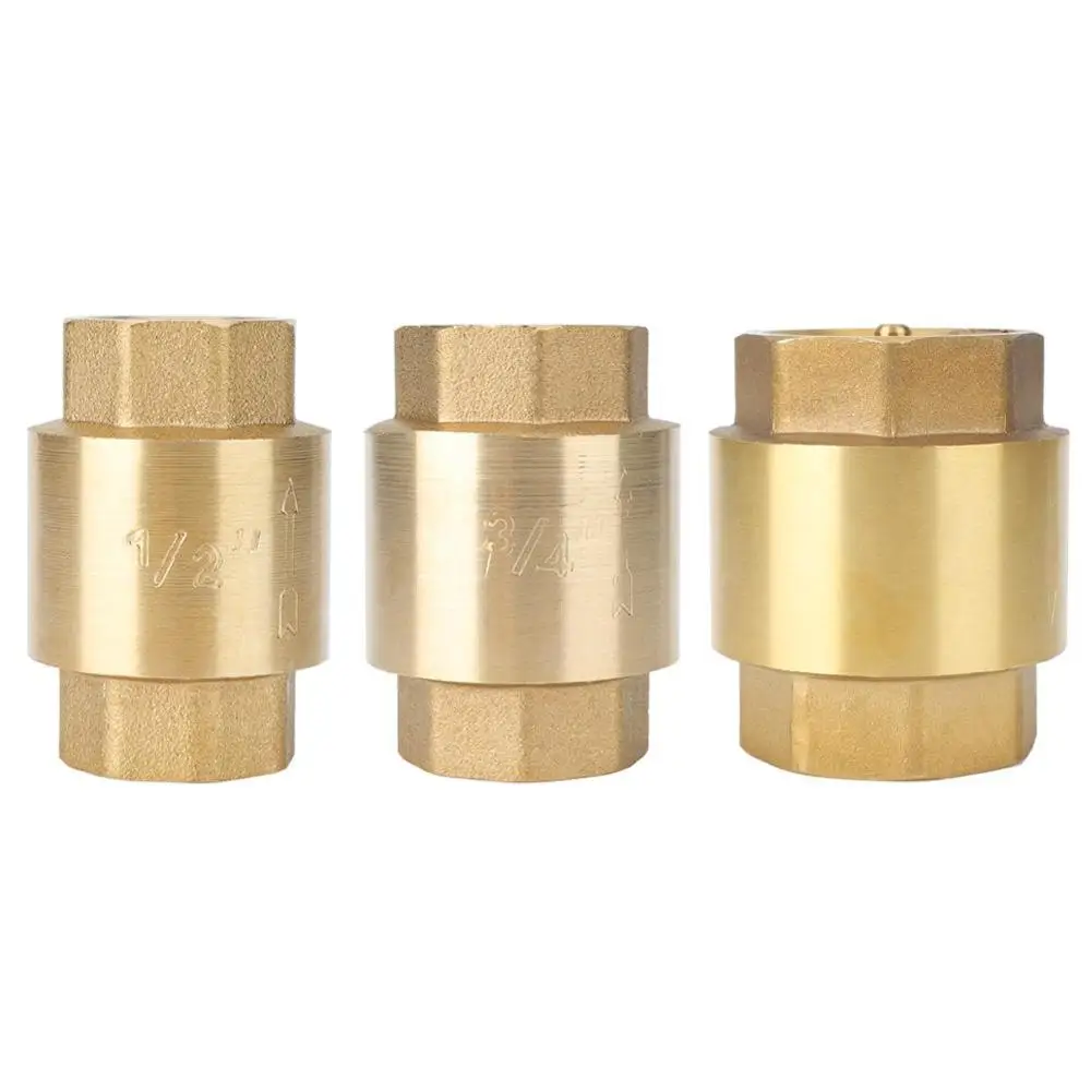 G1 G1/2 &quotG3/4&quot NPT латунный обратный клапан с резьбой односторонний 200WOG Штекерный