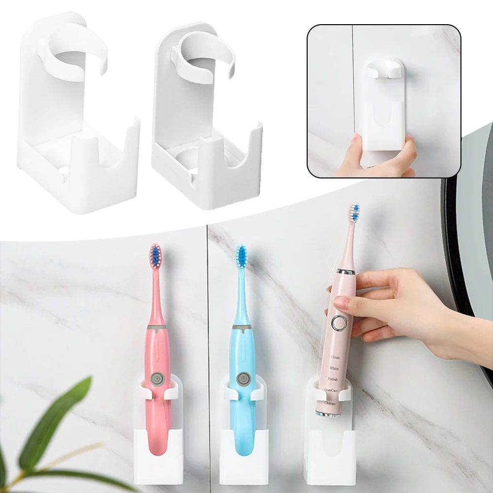 

Electric Toothbrush Holder With Strong Load-Bearing Capacity Punch-Free Wall Mount Toothbrush Body Base Versatile Gargle Stand