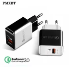 Быстрая зарядка PMXBT 3,0 USB зарядное устройство EU US настенное стандартное зарядное устройство адаптер для iPhone 11 QC 3,0 Быстрая зарядка для Samsung Xiaomi