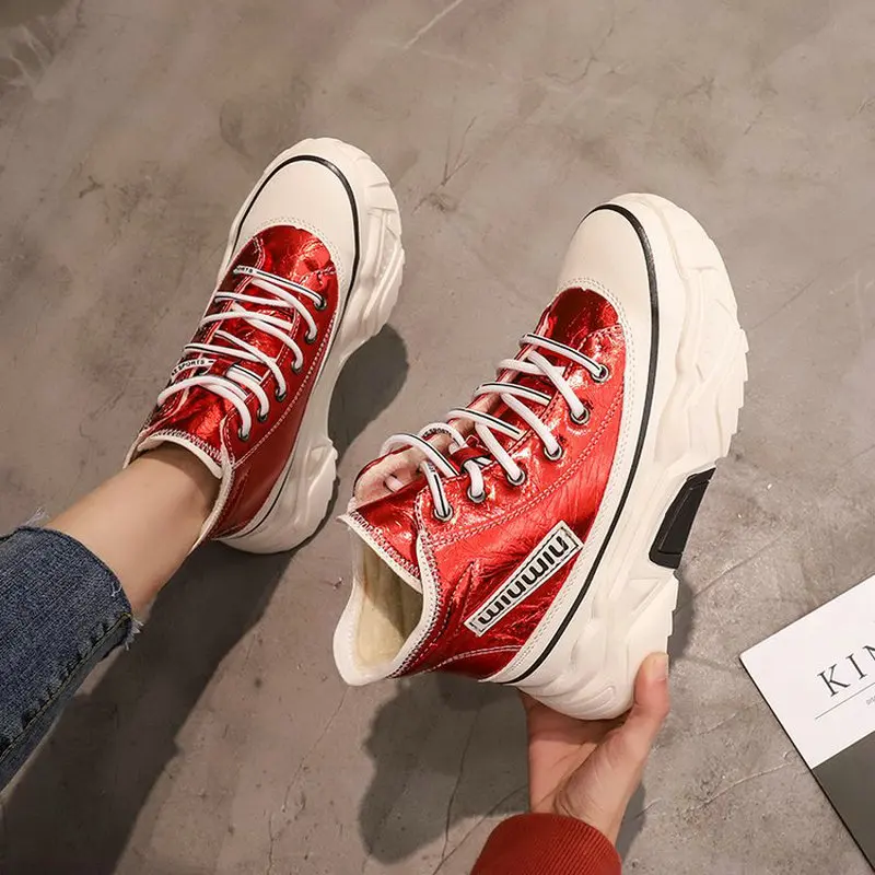 Женские кроссовки на вулканизированной плоской подошве Повседневные высокие