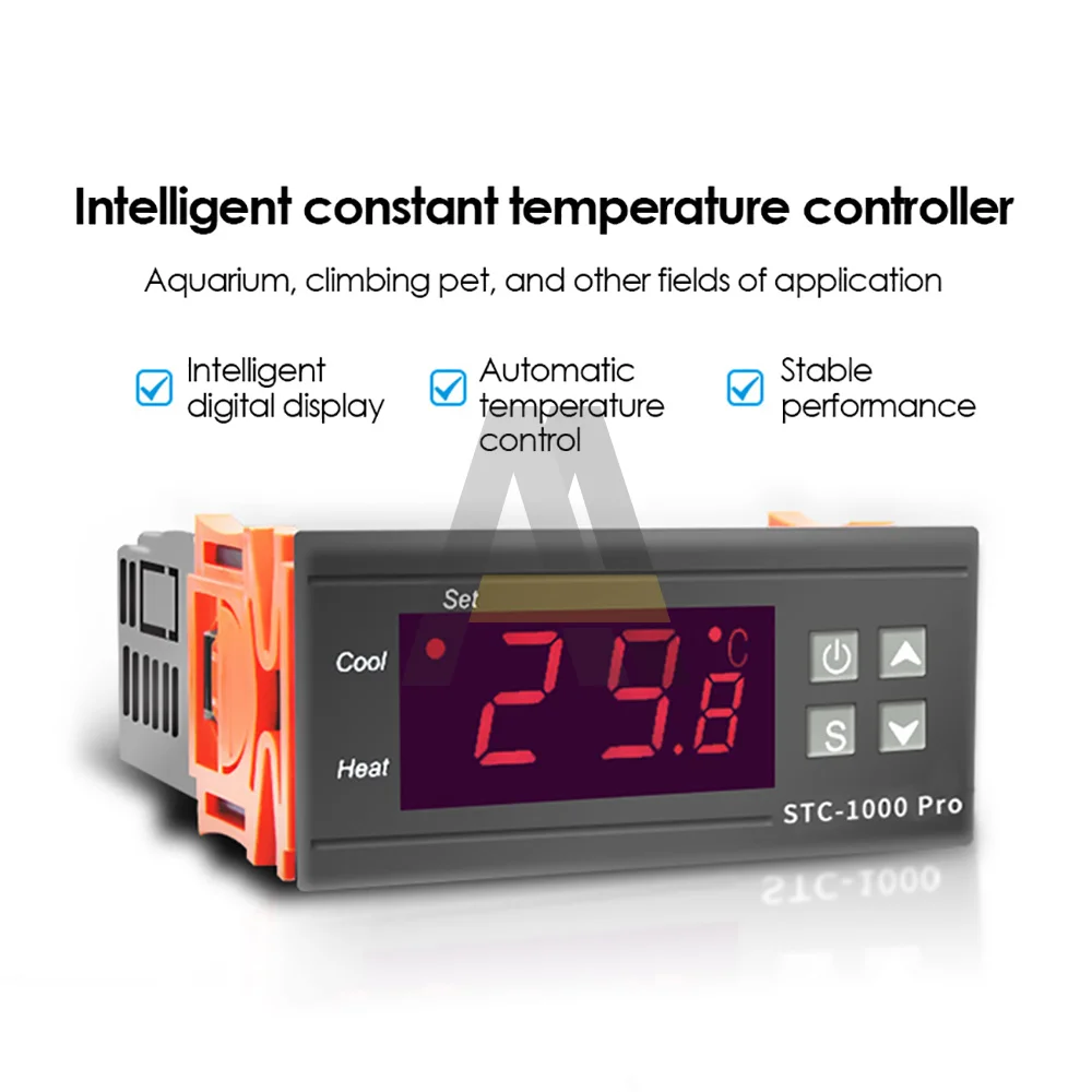 

STC-1000 Pro LED Digital Thermostat AC 110V 220V for Incubator Temperature Controller Thermoregulator Relay Heating Cooling