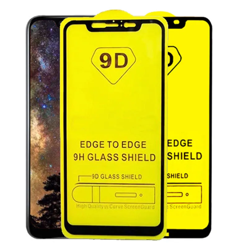 100pcs/lot 9D Full Glue Tempered Glass for MOTO G8 Plus/G8 Play/G8 Power/G7 Play/G7 Power/E6 Plus/E6 Play